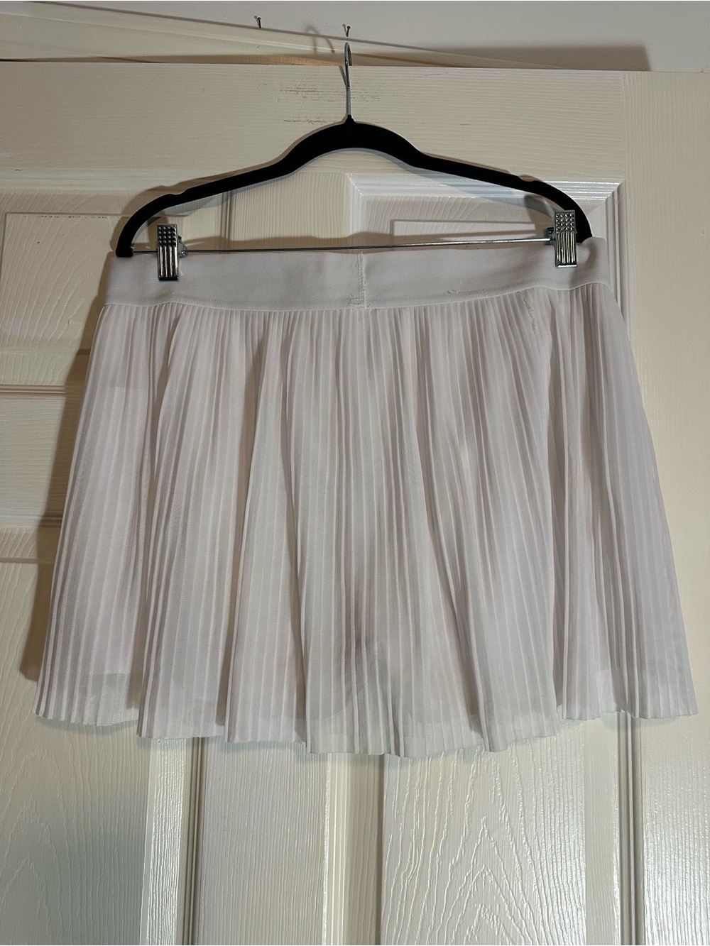 Kyodan White Pleated Mini Skirt